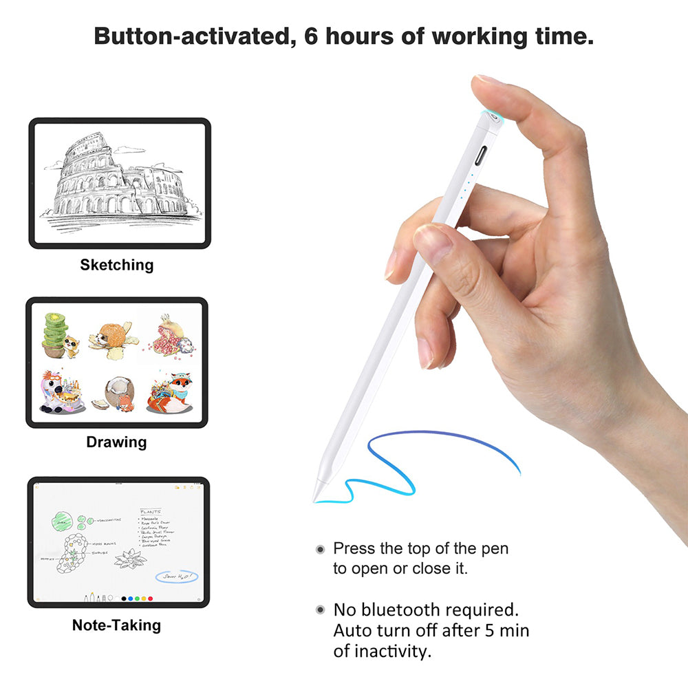 Touch Pen Lito T3, Actieve Versie, Wit