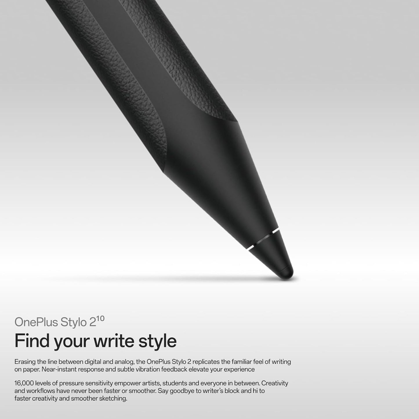 Touch Pen Stylo 2 voor OnePlus Pad 3 / Pad 2 / Pad, Zwart 5511100086
