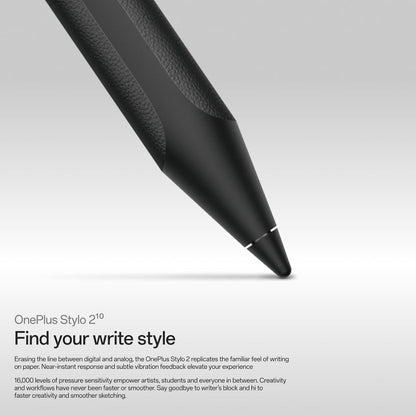 Touch Pen Stylo 2 voor OnePlus Pad 3 / Pad 2 / Pad, Zwart 5511100086