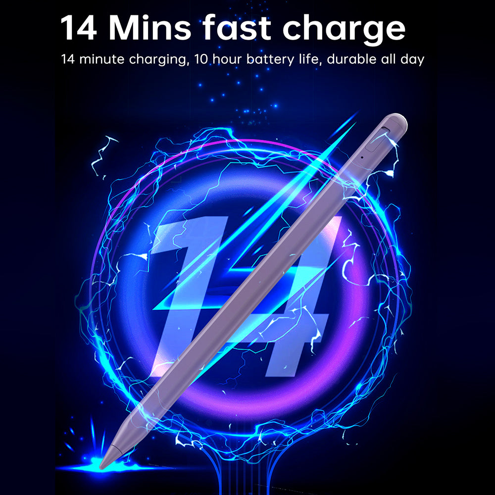 Touch Pen Techsuit AC10SH voor Apple iPad, Actieve Versie, Paars