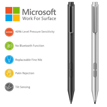 Touch Pen Techsuit F94S voor Microsoft Surface / Asus Transformer / Zen / Vivobook / HP Envy / Pavilion / Spectre, Actieve Versie, Zwart
