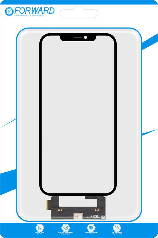 Touchscreen Forward Guard OCA voor Apple iPhone 12 Pro Max, Zwart