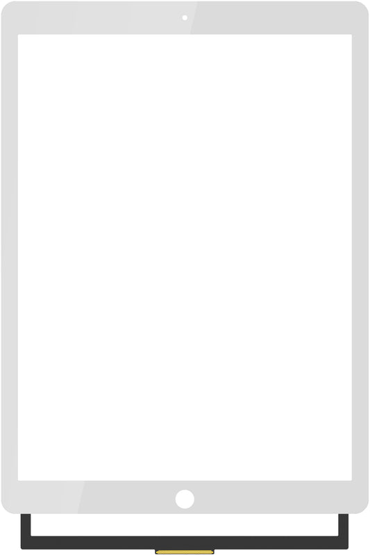 Touchscreen Forward Guard OCA voor Apple iPad Pro 12.9 (2017), Wit