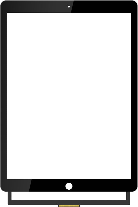 Touchscreen Forward Guard OCA voor Apple iPad Pro 12.9 (2017), Zwart