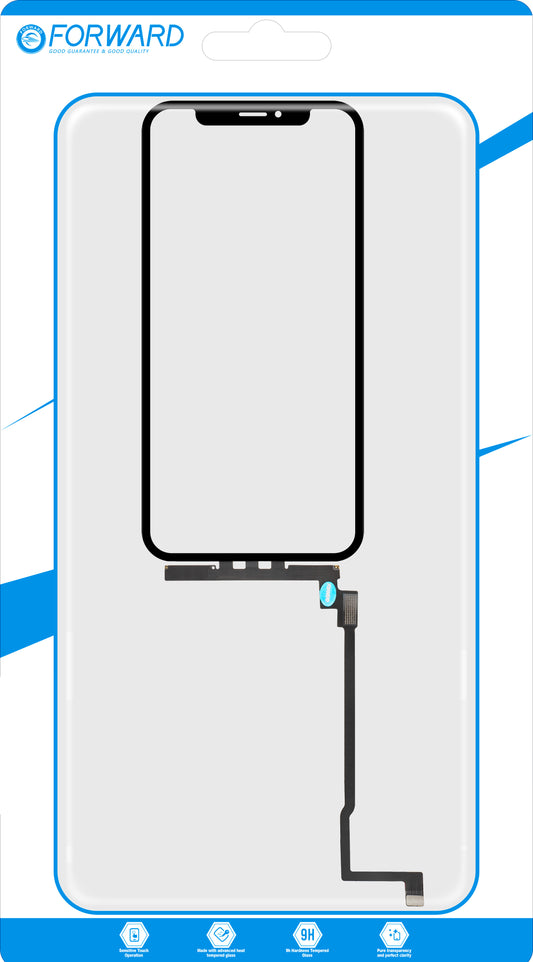 Touchscreen Forward Guard OCA voor Apple iPhone 11 Pro, Zwart