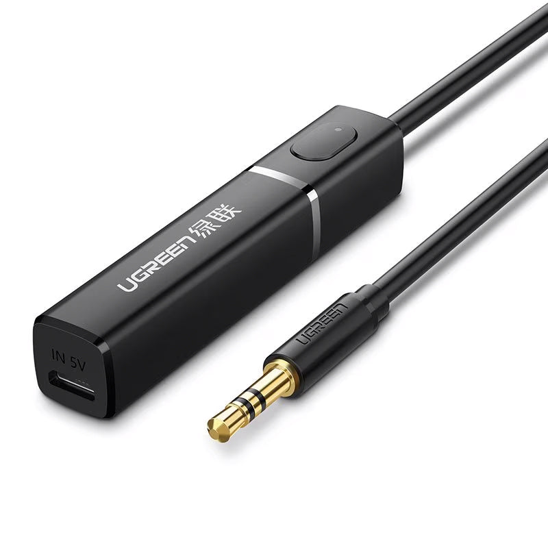 UGREEN CM107 Bluetooth-zender, AUX, Zwart