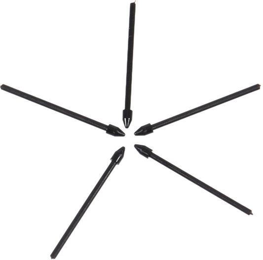 OEM Touch Pen Punt voor Samsung Galaxy S24 Ultra S928 / S23 Ultra S918 / S22 Ultra 5G S908 / S21 Ultra 5G G998, Set van 5 stuks, Zwart