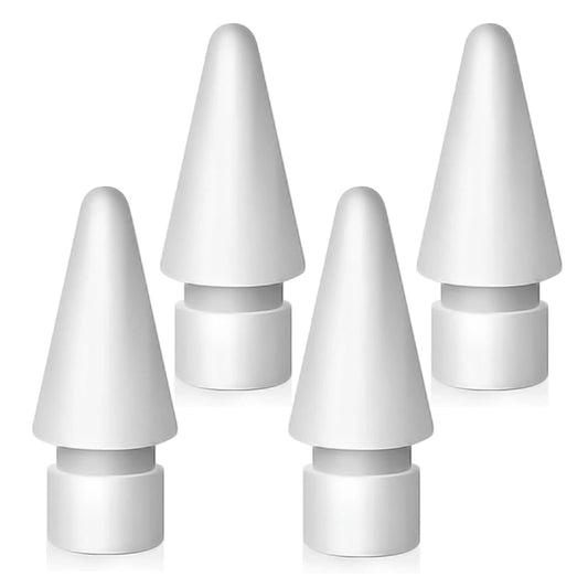 Tech-Protect Touch Pen Punt voor Apple Pencil Series, Set van 4 stuks, Wit