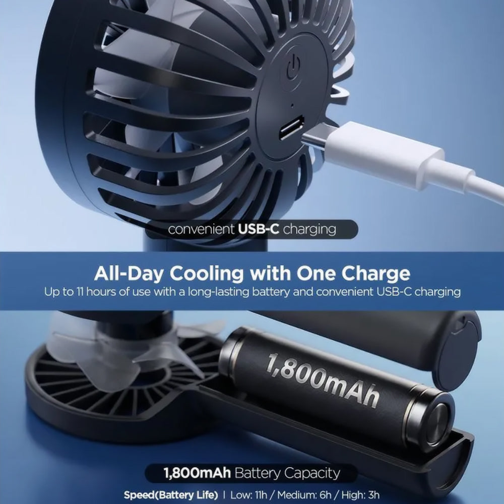 Draagbare Ventilator Spigen A905, Zwart AHP10454