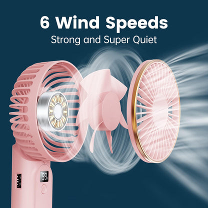 Draagbare Ventilator Techsuit M12, Roze