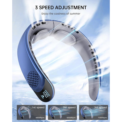 Draagbare Ventilator Techsuit S8, Blauw