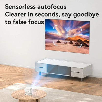 Yesido TV13 Projector, 720P, 190ANSI, Android 9.0, White