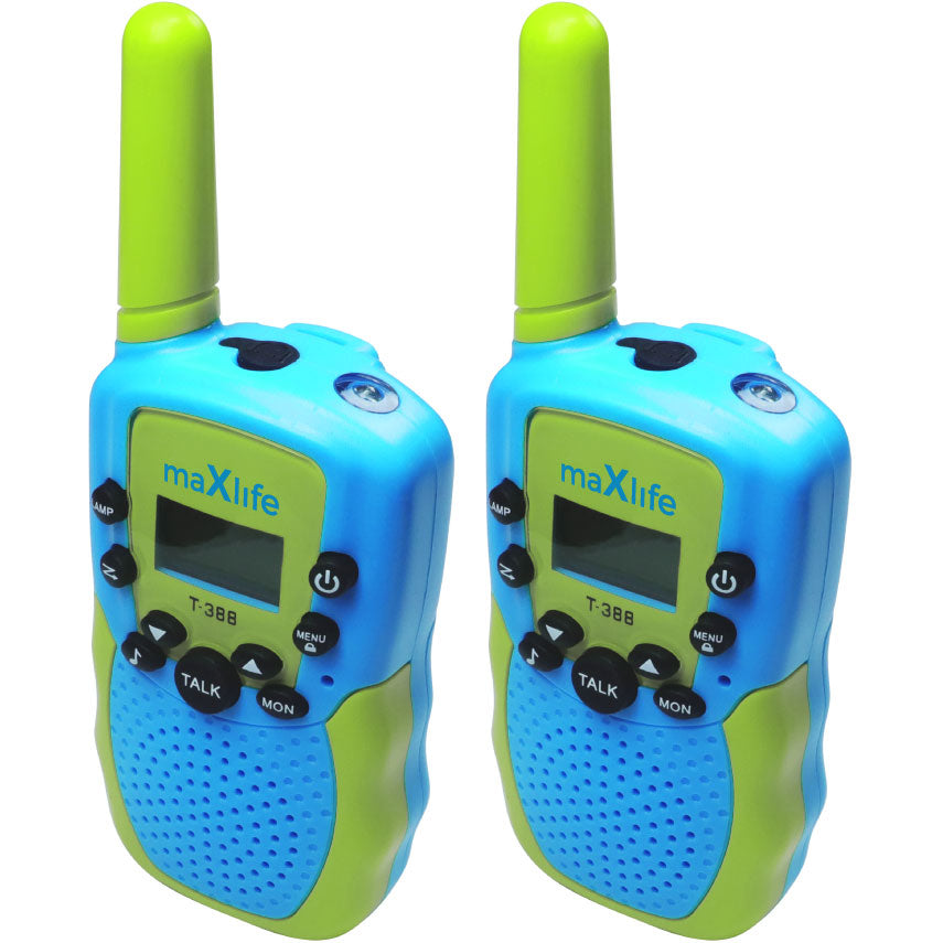 Walkie Talkie MaXlife MXWT-200, Set of 2 Pieces, Various Colors