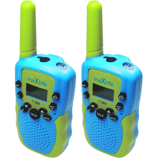 Walkie Talkie MaXlife MXWT-200, Set van 2 stuks, Diverse kleuren 