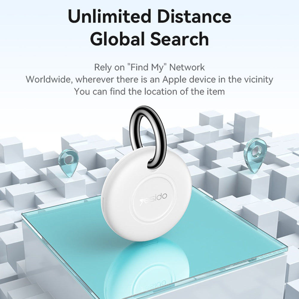 Yesido SmartTag EC14 voor iOS Series, Wit