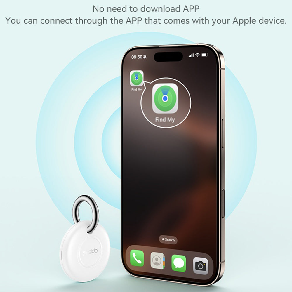 Yesido SmartTag EC14 voor iOS Series, Wit