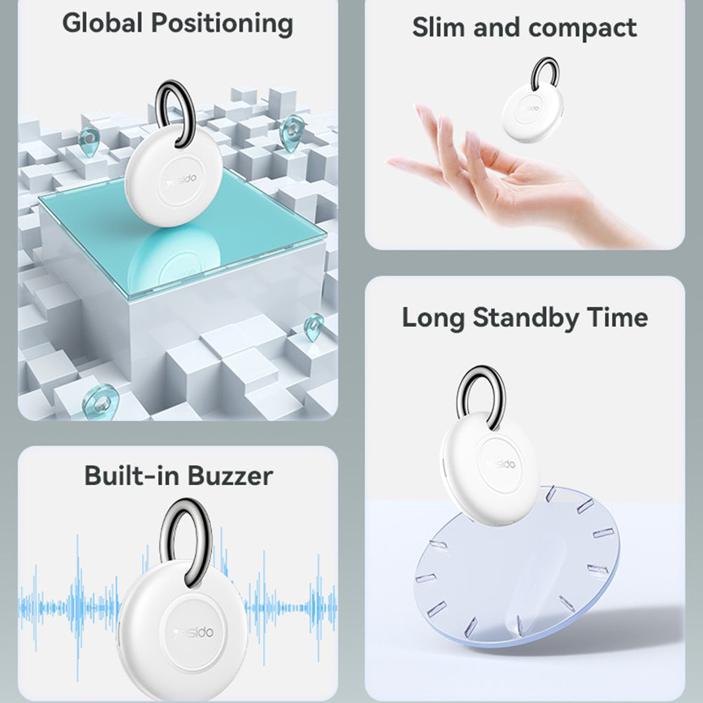 Yesido SmartTag EC14 voor iOS Series, Wit